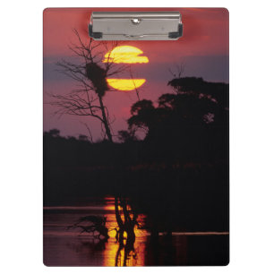 Pranchetas Rio Sabi ao Pôr do Sol, Parque Nacional Kruger