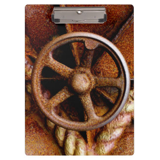 Pranchetas Roda oxidada do portal submarino