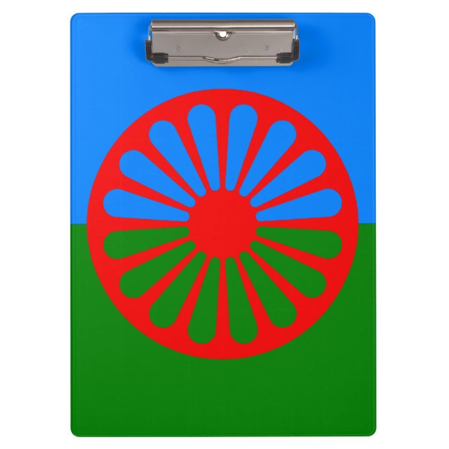 Pranchetas Romany Gypsy flag Clipboard (Frente)
