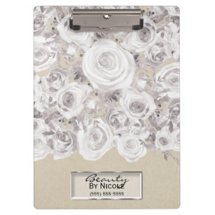 Pranchetas Rosa de inverno russo branco Kraft Chique Kraft