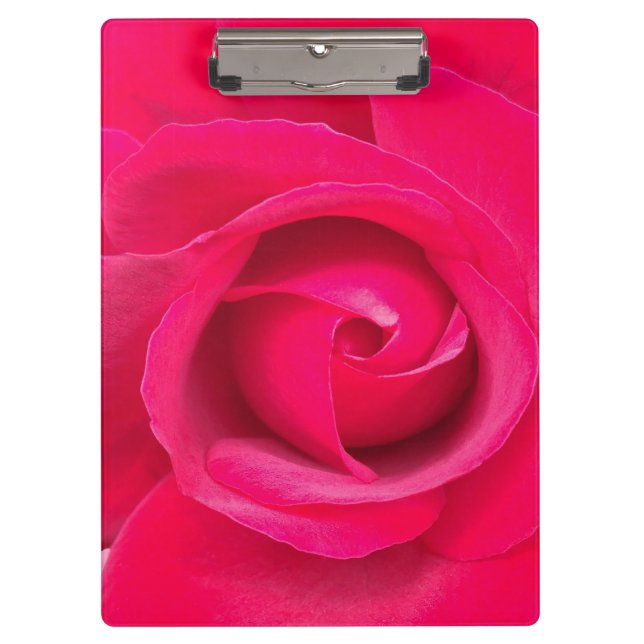 Pranchetas Rosa Rosa Vermelha Romântica (Frente)