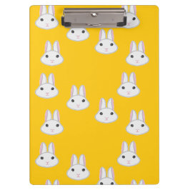 Pranchetas Rostos bonitos de coelho em laranja