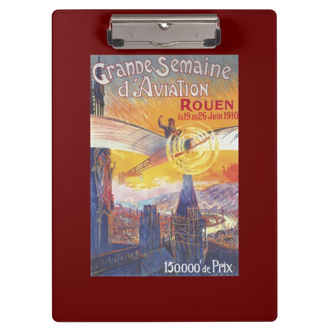 Pranchetas Rouen, France - piloto e plano (Frente)