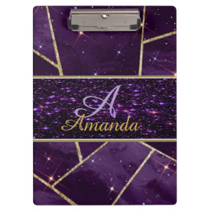 Pranchetas roxo personalizado brilhante