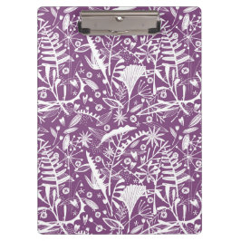 Pranchetas Roxo tropical botânico