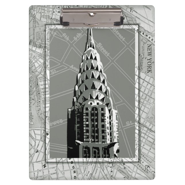 Pranchetas Ruas de Nova York com Empire State Building (Frente)