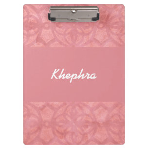 Pranchetas Ruddy Pink Batik Name