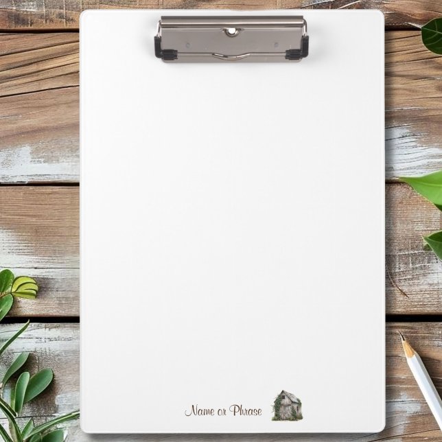 Pranchetas Rustic Country Business Personalizado (Criador carregado)