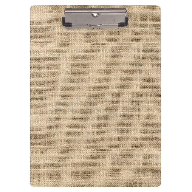 Pranchetas Rustic Country Vintage Burlap (Frente)