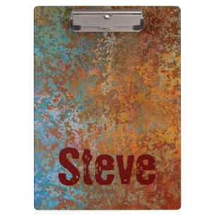 Pranchetas Rusty, Verdigris, Grunge Steampunk Personalizado