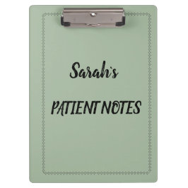 Pranchetas Sage Verde Moderno Personalizado