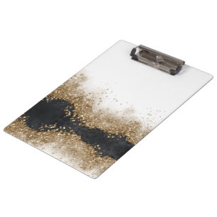 Pranchetas Salão de Cabeleireiro Dourado e Preto