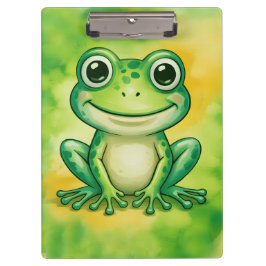 Pranchetas Sapo fofo verde