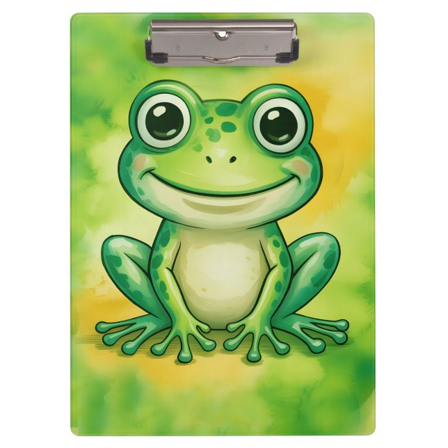Pranchetas Sapo fofo verde (Frente)