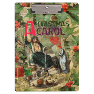 Pranchetas Scrooge Christmas Carol Trabalho de arte