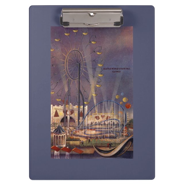 Pranchetas Seattle, poster da feira de mundo Washington1962 (Frente)