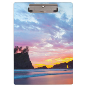 Pranchetas Segunda Praia ao pôr do sol, Washington