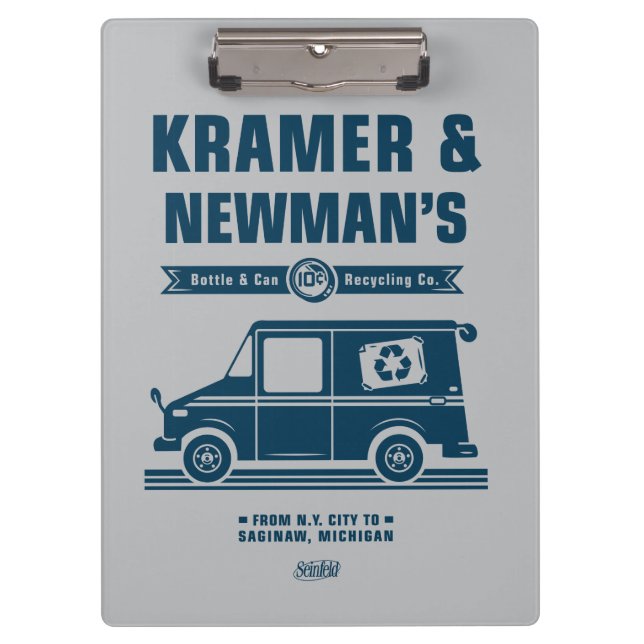 Pranchetas Seinfeld | Kramer & Newman's Recycling Co. (Frente)