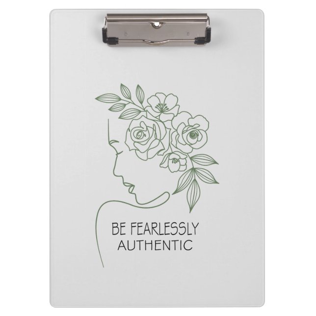 Pranchetas Seja Flowers Sem Corda, Chefe Feminina (Frente)