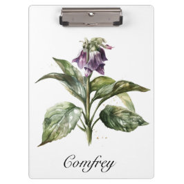 Pranchetas Serene Watercolor Comfrey, personalizada