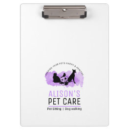 Pranchetas Serviços de Pet Care / Sitting / Caminho de Dod