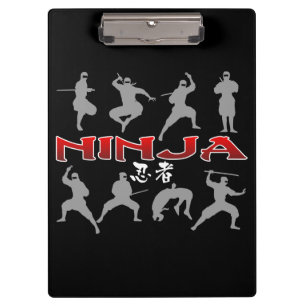 Pranchetas Silhueta de Ninja