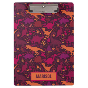 Pranchetas Silhuetas de Dinossauros para Crianças Dino Doodle