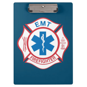 Pranchetas Símbolo de Bombeiro EMT