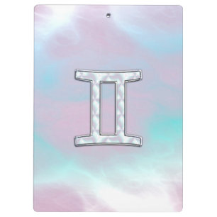 Pranchetas Símbolo do zodíaco dos Gêmeos do estilo da
