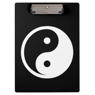 Pranchetas Símbolo Yin Yang - desenho de tatuagem sólido 2