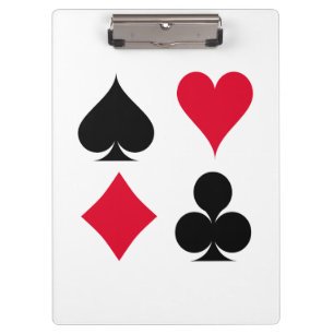 Pranchetas Símbolos de cartas de reprodução