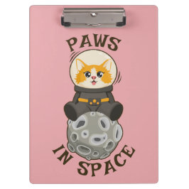 Pranchetas Simple Cat in space Astronaut Cosmic animal Moon
