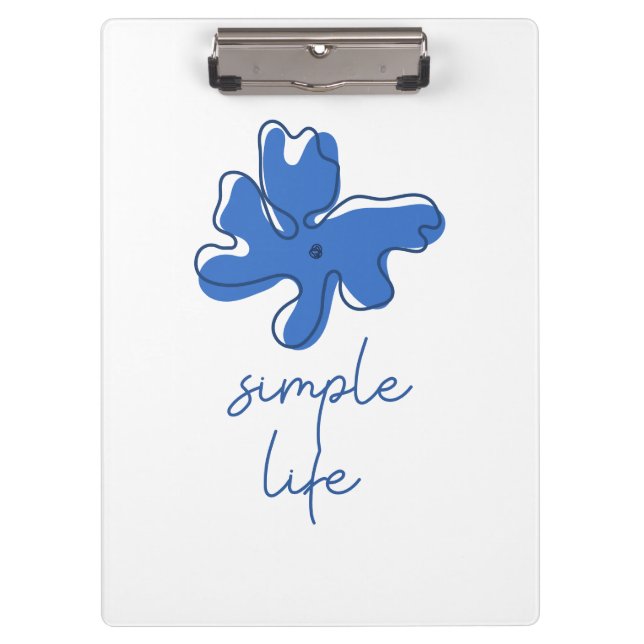 Pranchetas Simple Life Minimalism Clipboard (Frente)