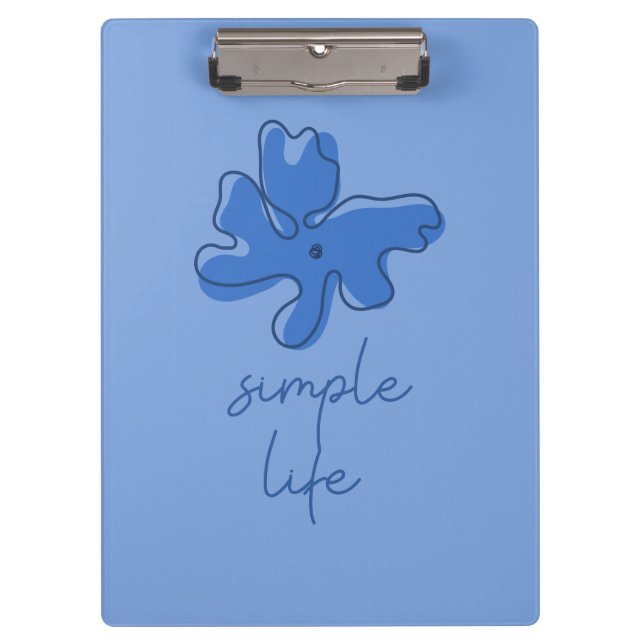 Pranchetas Simple Life Minimalism Clipboard (Frente)