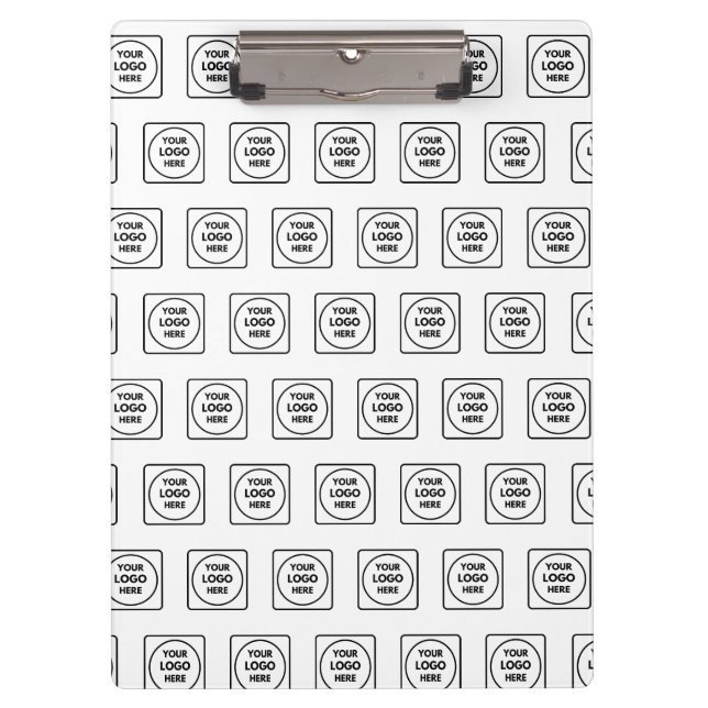 Pranchetas Simple Repeat Logo Pattern Pro clipboard (Frente)