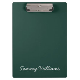 Pranchetas Simples Emerald Green Professional