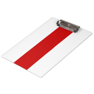 Pranchetas Sinalizador da Bielorrússia (Vermelho e Branco)