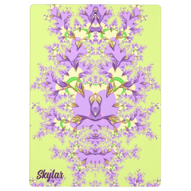 Pranchetas SKYLAR ~ Mauve, Verde Amarelo (Verso)