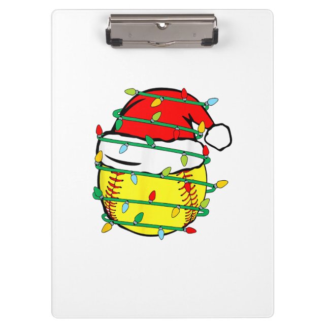 Pranchetas Softbol de Natal  (Frente)