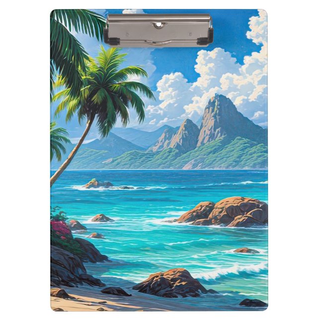 Pranchetas Sonhe, Paraíso Tropical, (Frente)