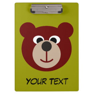 Pranchetas Sorrindo Urso de Teddy + seu texto