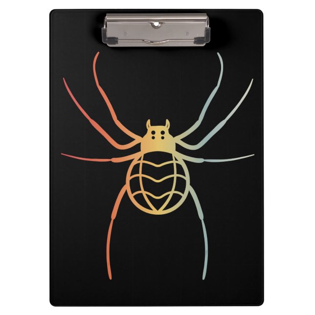 Pranchetas Spider Whperer Funny Tarantula Vintage Halloween (Frente)