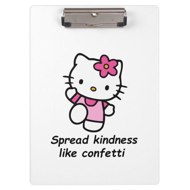 Pranchetas Spread Kindness Like Confetti (Frente)