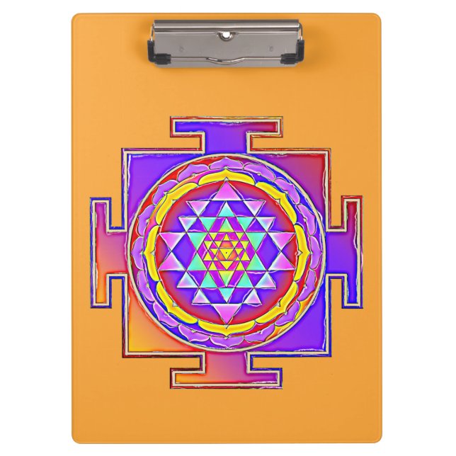 Pranchetas Sri Yantra - Símbolo hinduísmo Design 1 (Frente)