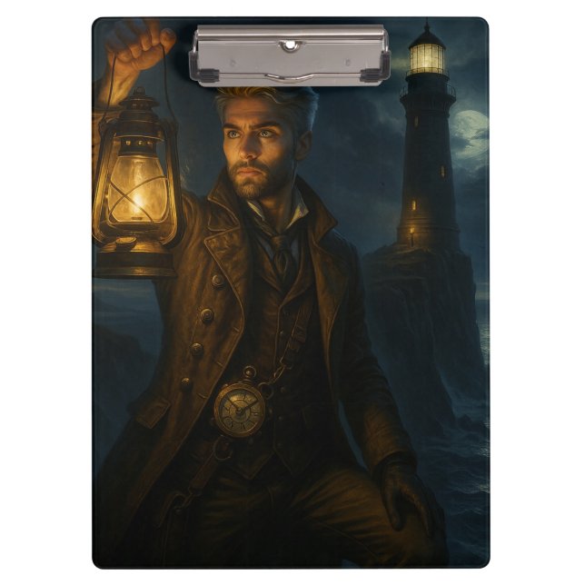 Pranchetas Steampunk Victorian Fantasy Lighthouse Keeper (Frente)