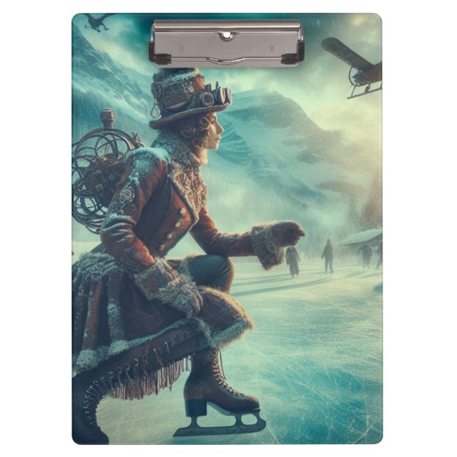 Pranchetas Steampunk Victorian Fantasy Winter Messenger (Frente)