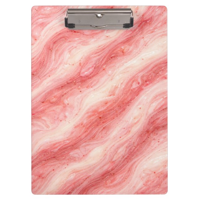 Pranchetas Strawberry Milkshake Marble Texture (Frente)