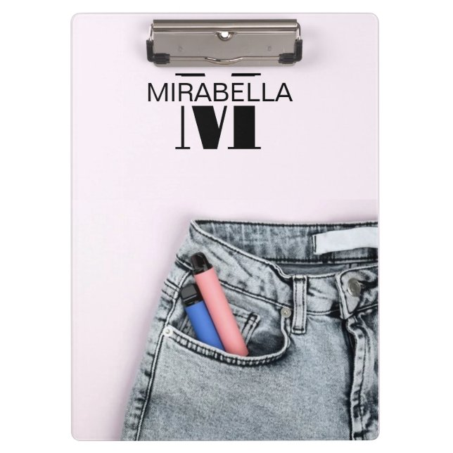 Pranchetas Stylish denim jeans retro beach (Frente)