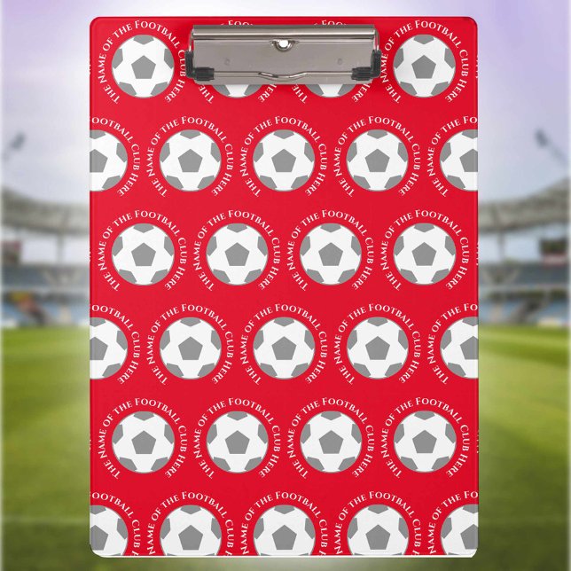 Pranchetas Sua Equipe de futebol na área de tecnologia Red Fo (Criador carregado)