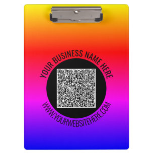 Pranchetas Sua verificação de código QR e sua área de transfe